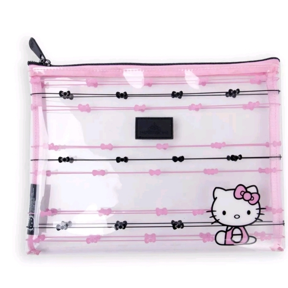 Impressions Sanrio Hello Kitty 2 Piece Pouch Cosmetic Bag Set Nwt - Picture 3 of 5